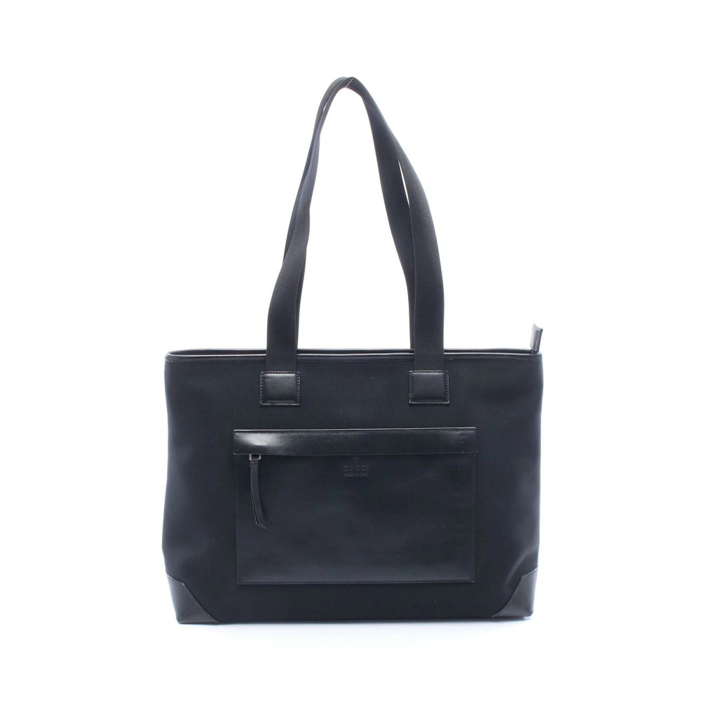 Gucci tote bag prominent leather Black